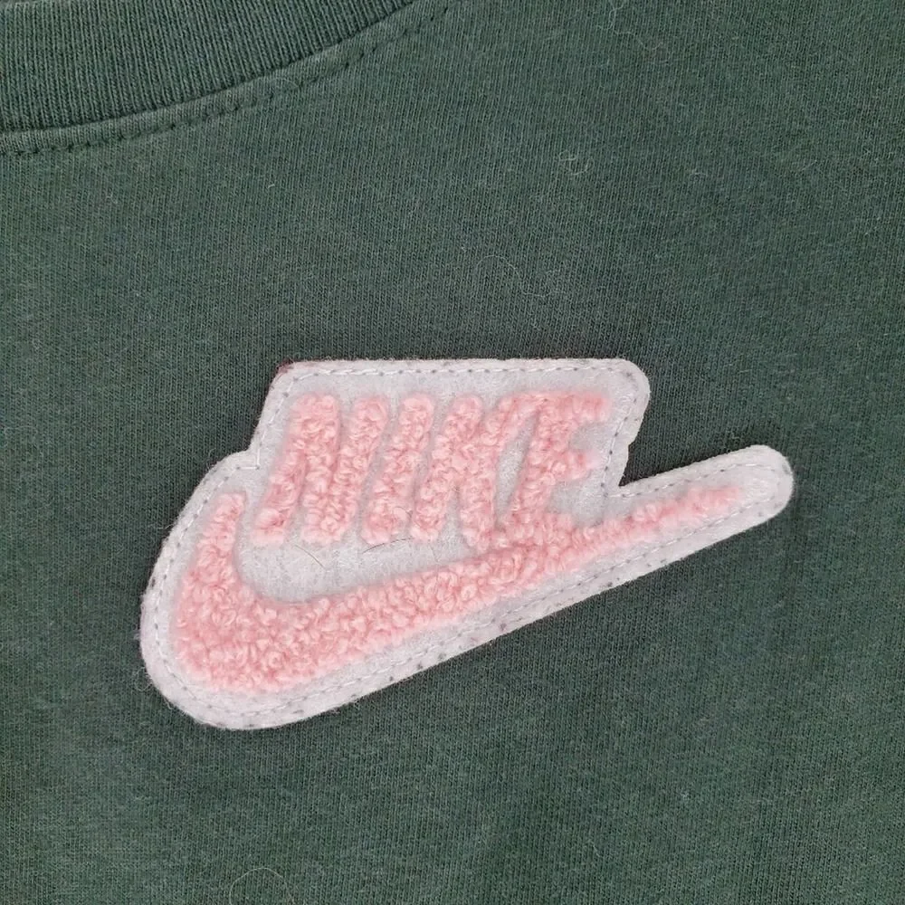 Nike floral green pink tee tshirt small medium